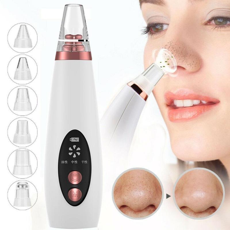 Aspirateur de pores pour points noirs, nettoyant nez, extracteur de points noirs, bouton anti-acné, outil de soin de la peau par aspiration